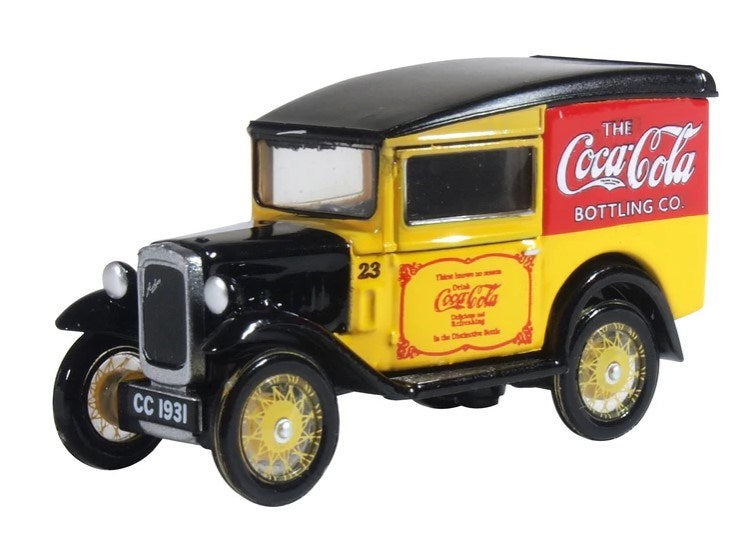 Oxford 76ASV006CC 1:76 Austin Seven Van- Coke