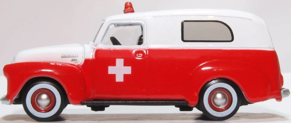 Oxford 87CV50001 1:87 1950 Chevrolet Panel Van Ambulance