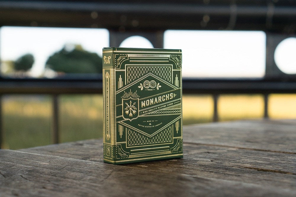 Theory 11 - Monarch (Green) Playing Cards