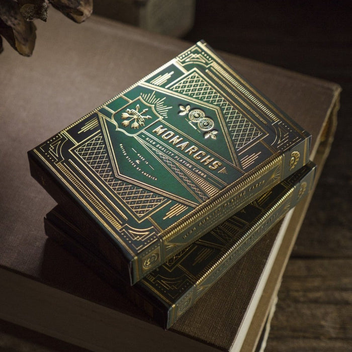 Theory 11 - Monarch (Green) Playing Cards