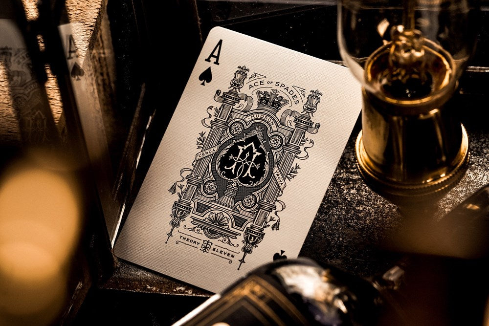 Theory 11 - Hudson (Black) Playing Cards