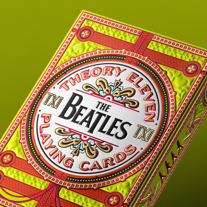 Theory 11 - The Beatles (Green) Playing Cards
