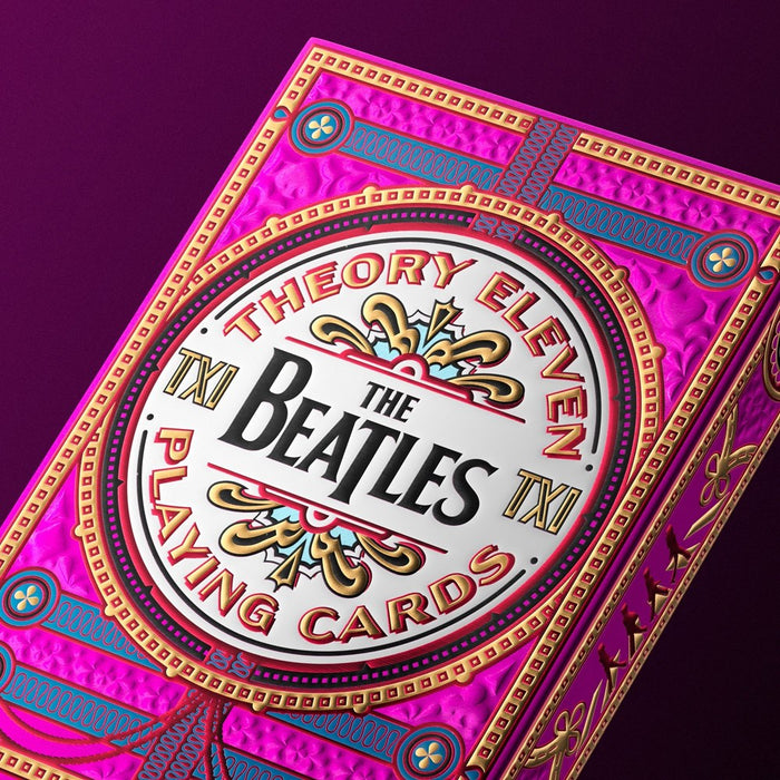 Theory 11 - The Beatles (Pink) Playing Cards