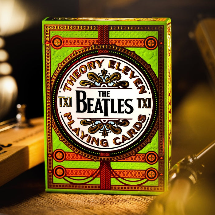 Theory 11 - The Beatles (Orange) Playing Cards