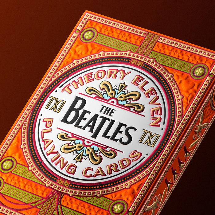 Theory 11 - The Beatles (Orange) Playing Cards