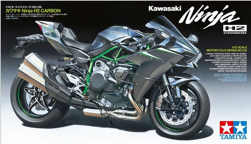 Tamiya 14136 1:12 Kawasaki Ninja H2 Carbon
