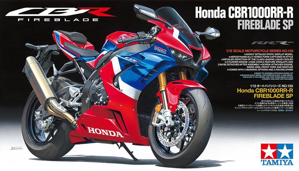 Tamiya 14138 1:12 Honda CBR1000RR-R Fireblade SP