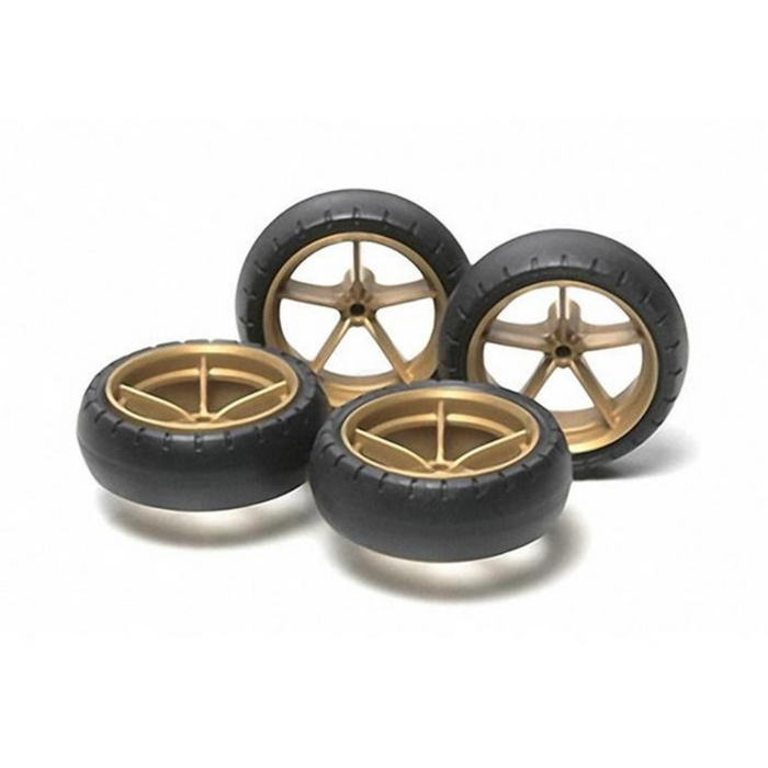 Tamiya 15368 Mini 4WD Large Dia. Narrow Lightweight Wheels (W/Arched Tyres)