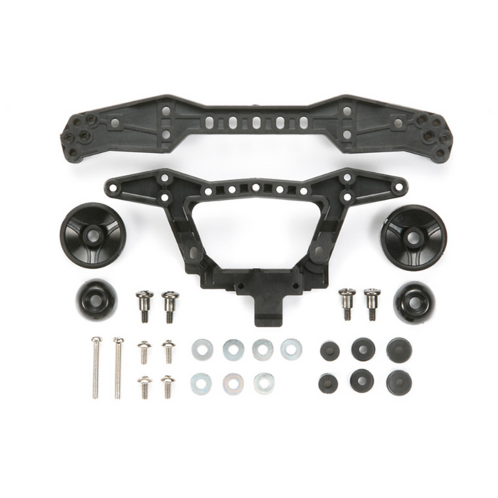 Tamiya 15412 Mini 4WD Carbon Reinforced Rear Double Roller Stay (3 Attachment Points)