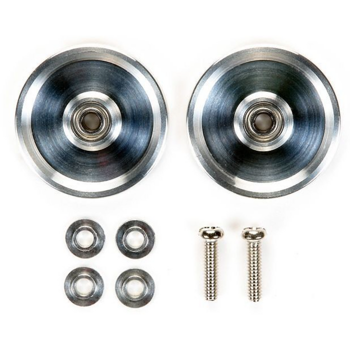 Tamiya 15464 Mini 4WD HG 19mm Aluminium Ball-Race Rollers (Ringless)