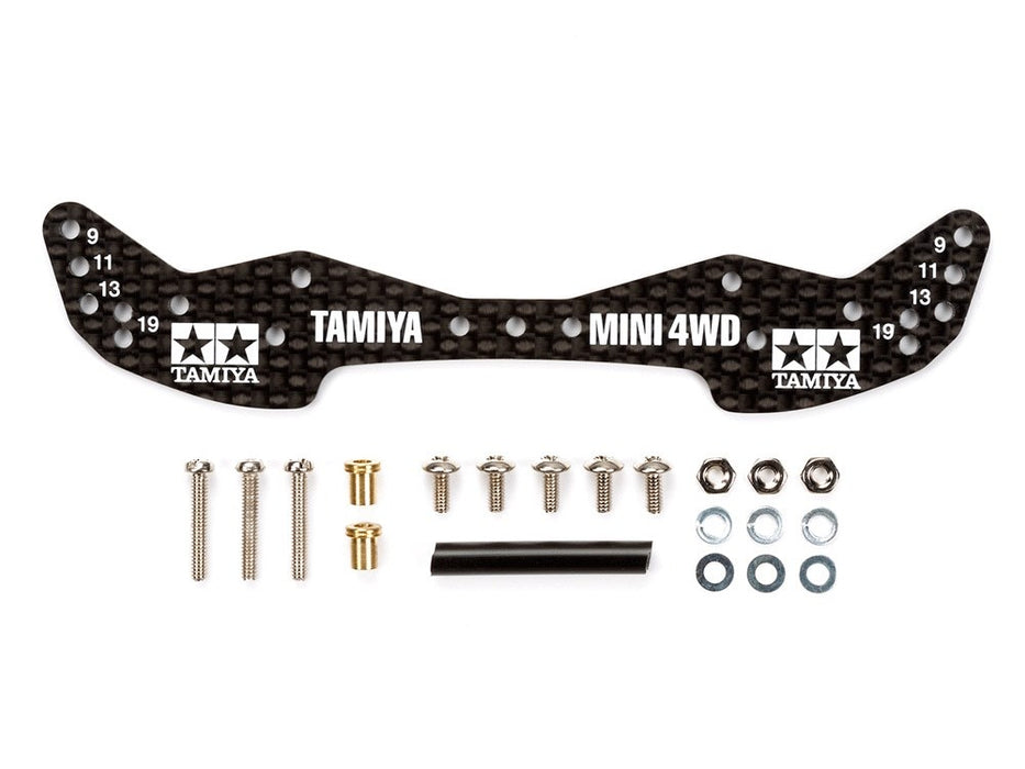 Tamiya 15498 Mini 4WD HG Carbon Wide Front Plate (1.5mm)