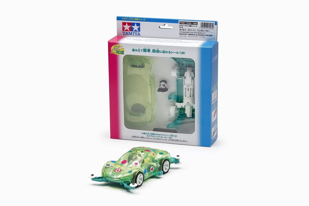 Tamiya 17903 Mini 4WD Panda Racer Green/Raikiri (MA Chassis)