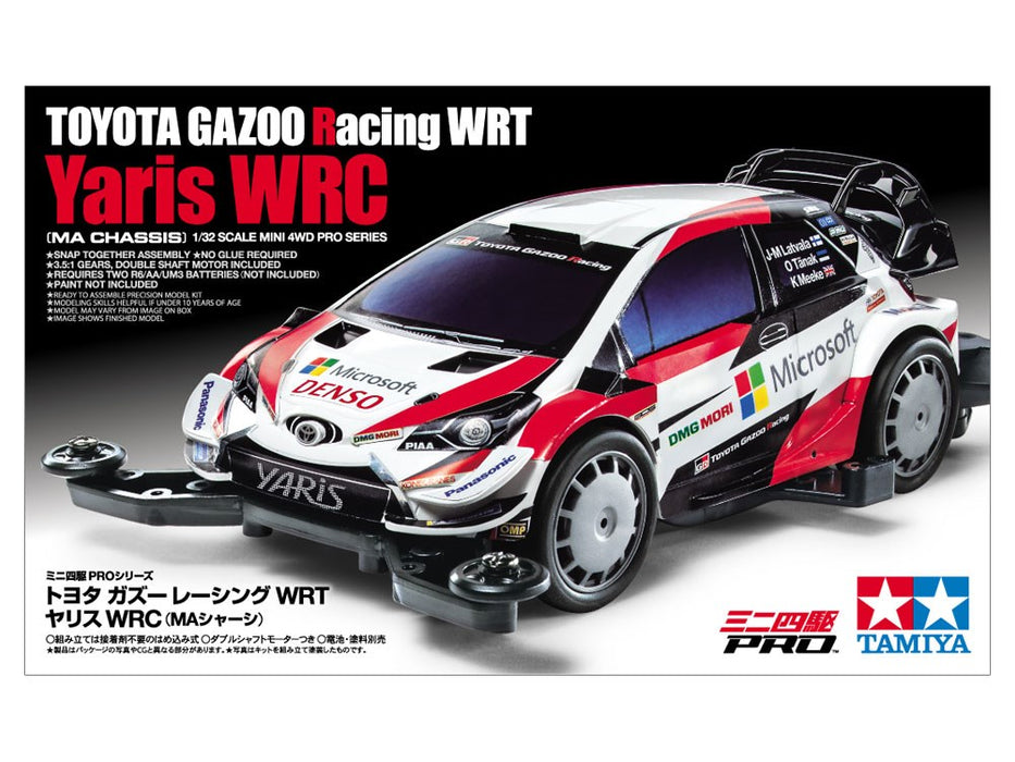 Tamiya 18654 Mini 4WD Toyota Gazoo Racing WRT/Yaris WRC (MA Chassis)