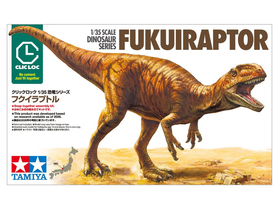 Tamiya 28501 CLIC LOC 1:35 Fukuiraptor