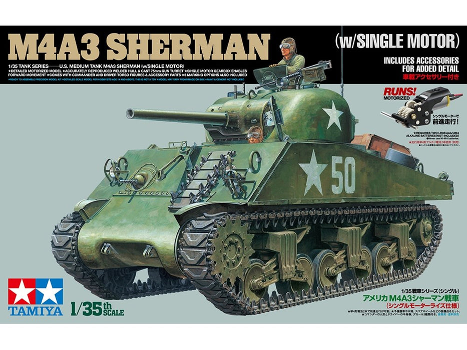 Tamiya 30056 1:35 M4A3 Sherman with Motor
