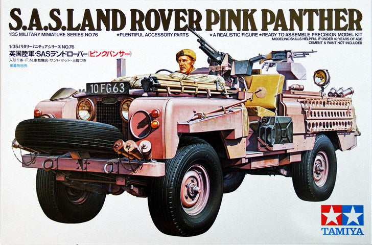 Tamiya 35076 1:35 British S.A.S. Land Rover "Pink Panther"