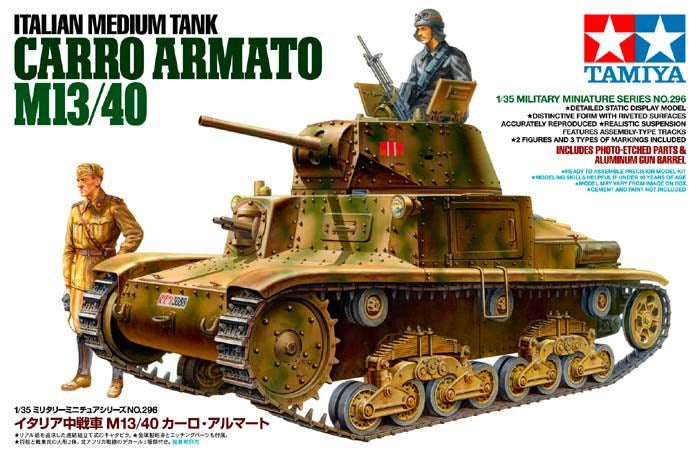 Tamiya 35296 1:35 Italian Medium Tank Carro Armato M13/40