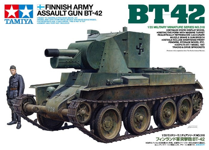 Tamiya 35318 1:35 Finnish Army Assault Gun BT-42