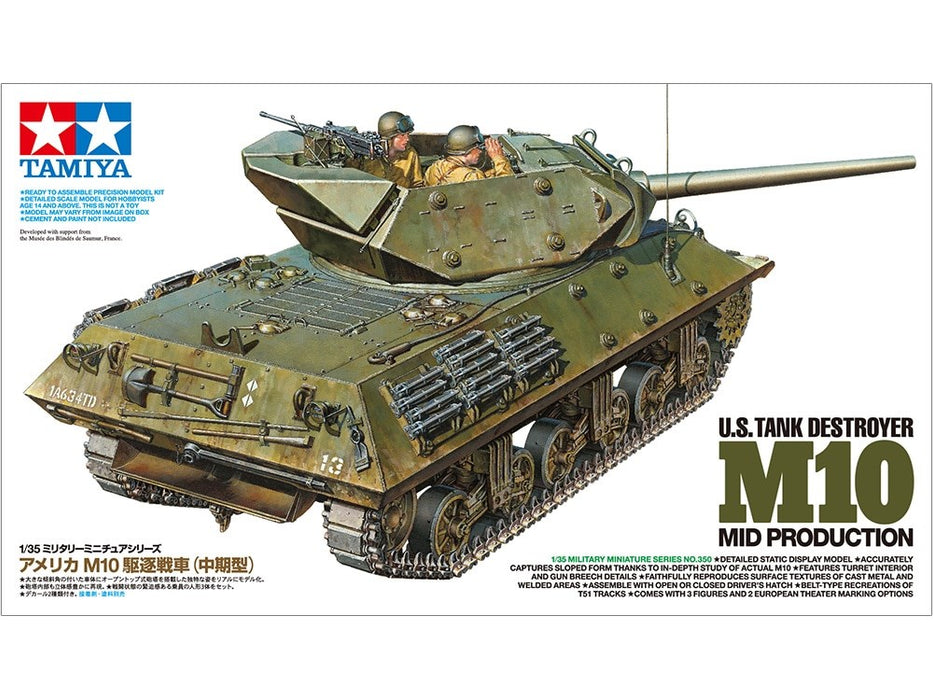 Tamiya 35350 1:35 M10 U.S Tank Destroyer