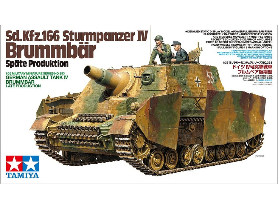 Tamiya 35353 1:35 German Assault Tank IV Brummbar Late Production