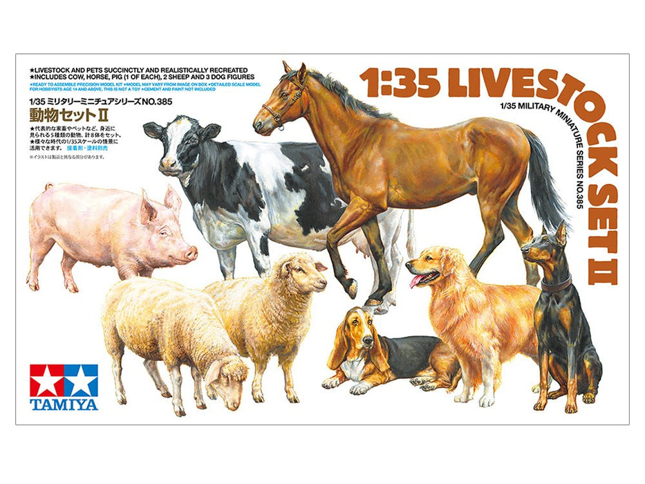 Tamiya 35385 1:35 Livestock Set II