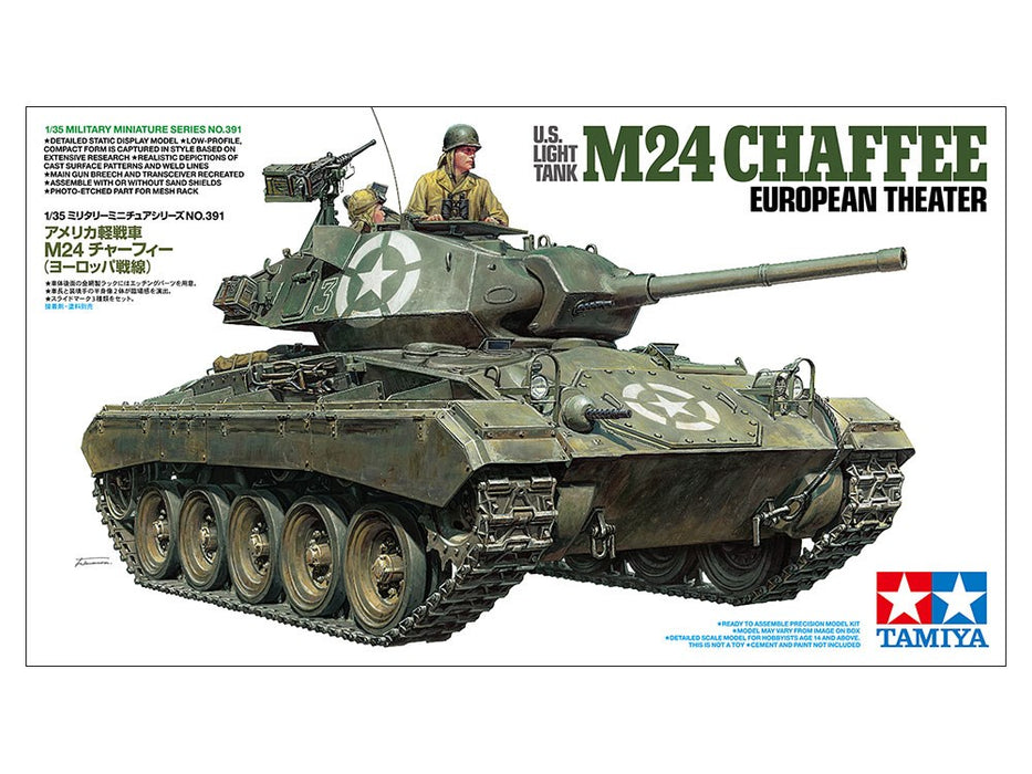 Tamiya 35391 1:35 U.S. M24 Chaffee European Theater