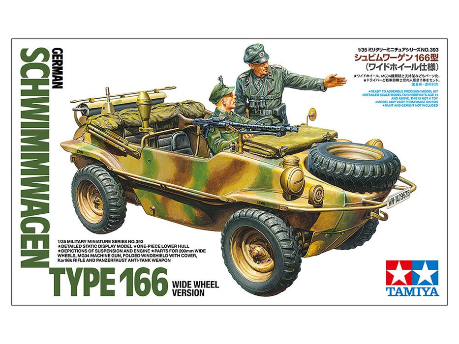 Tamiya 35393 1:35 Schwimmwagen Type 166 (Wide Wheel Version)