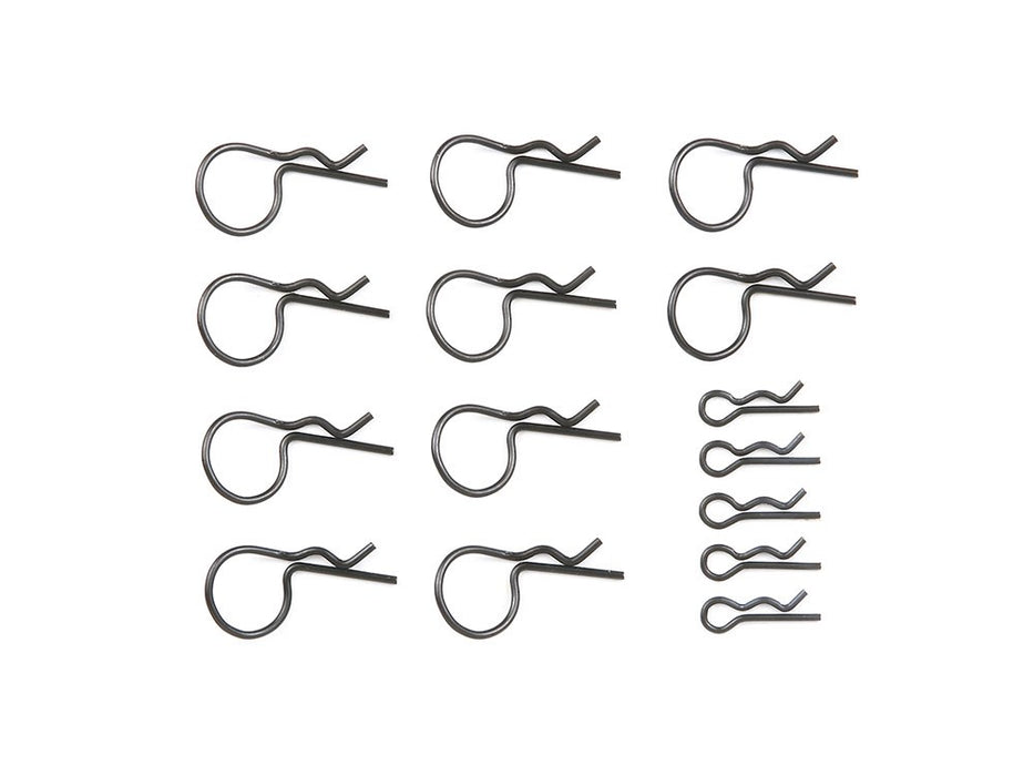 Tamiya 50197 Assorted Snap Pin / Body Clips Set (15pcs)