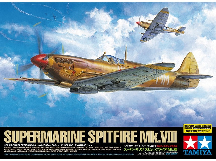 Tamiya 60320 1:32 Supermarine Spitfire Mk.VIII