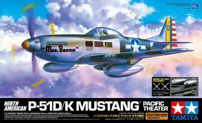 Tamiya 60323 U.S. Air Force North American p-51D/K Mustang - Pacific Theater