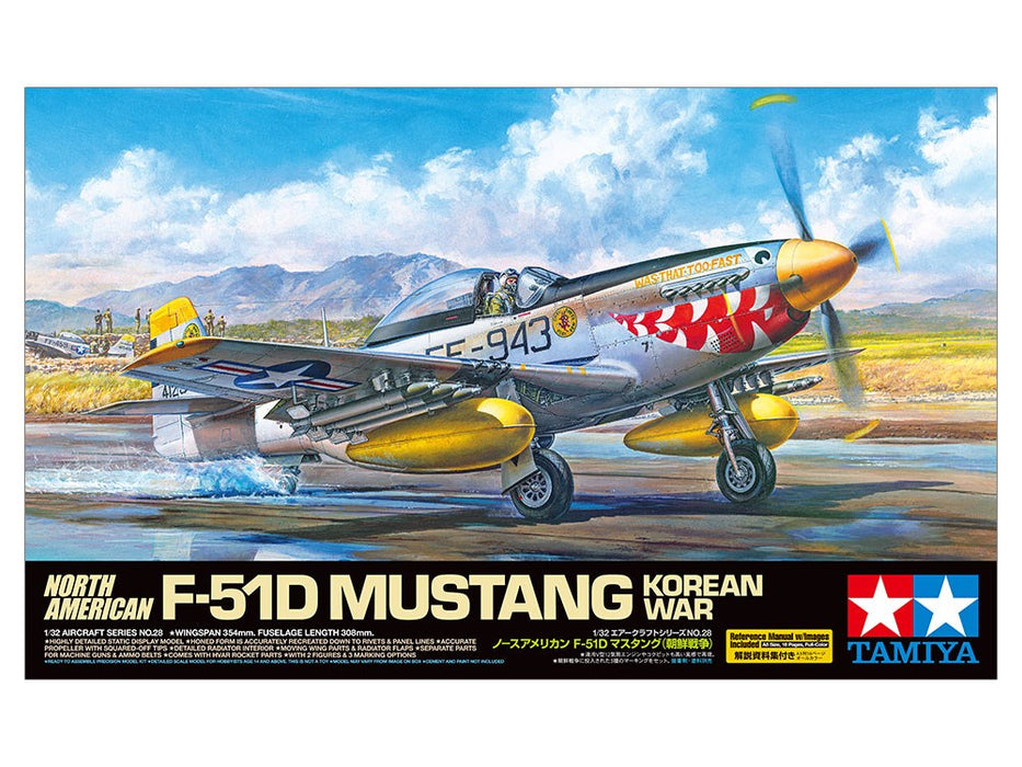 Tamiya 60328 1:32 North American F-51D Mustang - Korean War