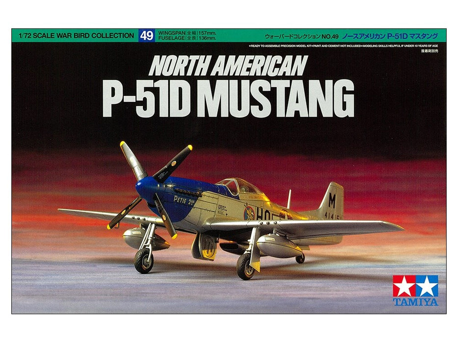 Tamiya 60749 1:72 North American P-51D Mustang™