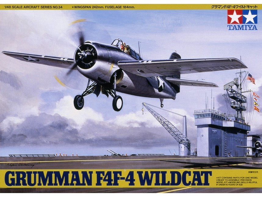 Tamiya 61034 1:48 Grumman F4F-4 Wildcat