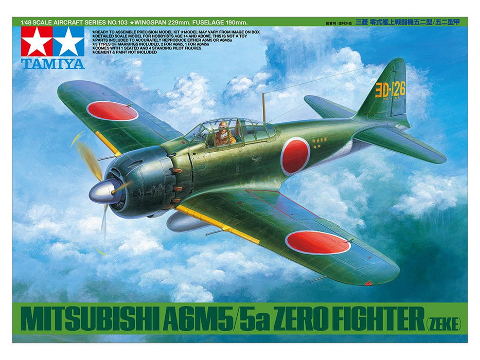 Tamiya 61103 1:48 Mitsubishi A6M5/5a Zero (Zeke)