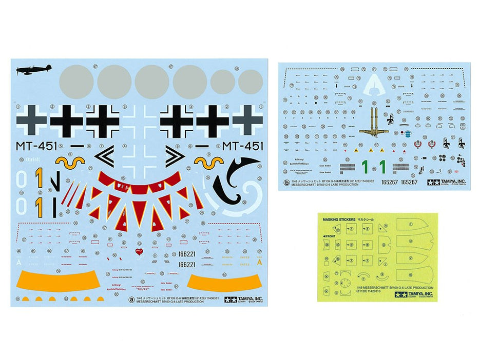 Tamiya 61128 1:48 Messerschmitt Bf109 G-6 Late Production