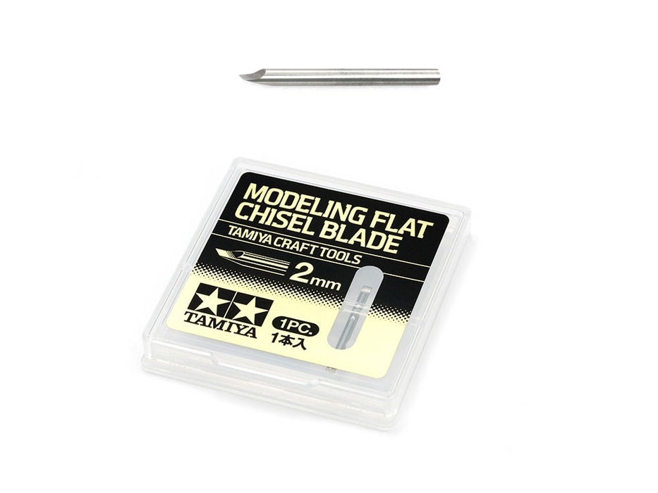 Tamiya 74143 Modeling Flat Chisel Blade 2mm