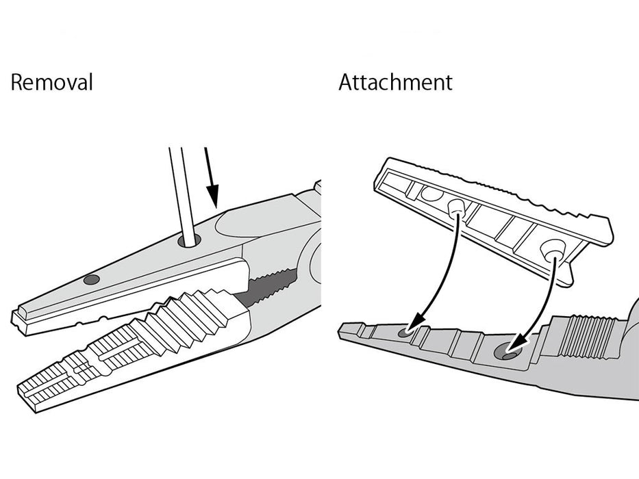 Tamiya 74167 Replacement Jaw Grips for  74166 Non-Scratch Long Nose Pliers II