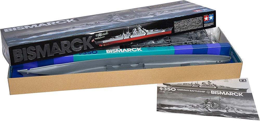 Tamiya 78013 1:350 Bismarck German Battleship