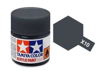 Tamiya X10 Gun Metal Acrylic Paint - 10ml