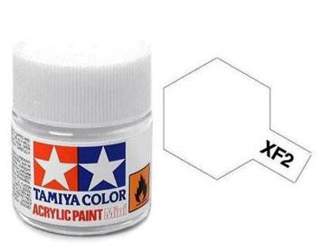 Tamiya XF2 Flat White Acrylic Paint - 10ml