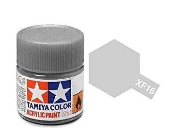 Tamiya XF16 Flat Aluminum Acrylic Paint - 10ml