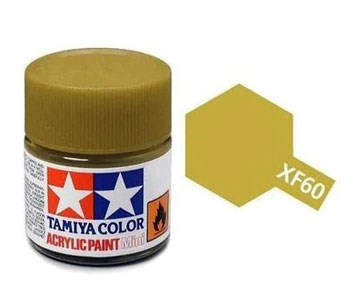 Tamiya XF60 Dark Yellow Acrylic Paint - 10ml