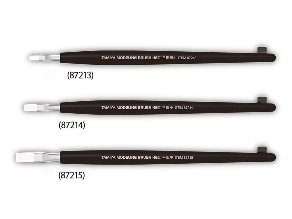 Tamiya 87213 Modeling Flat Brush HG II - Extra Small