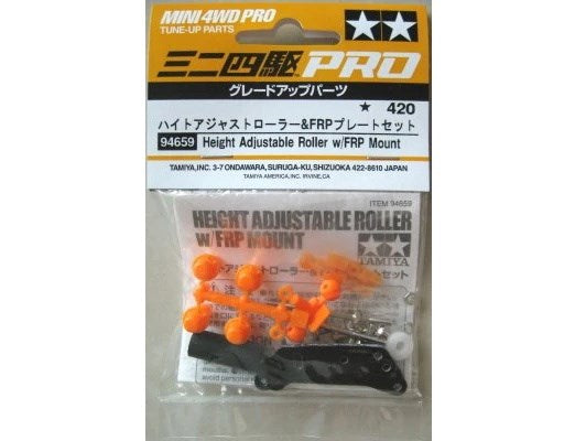 Tamiya 94659 Mini 4WD PRO Height Adjustable Roller w/FRP Mount