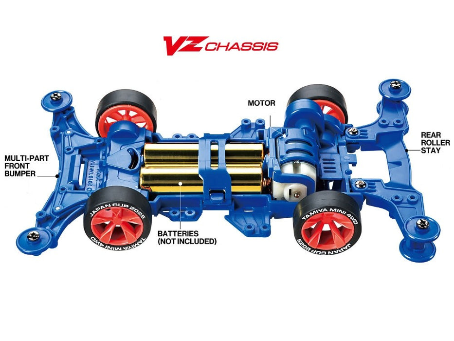 Tamiya 95181 Mini 4WD Cross Spear 01 Japan Cup 2025 (VZ Chassis)