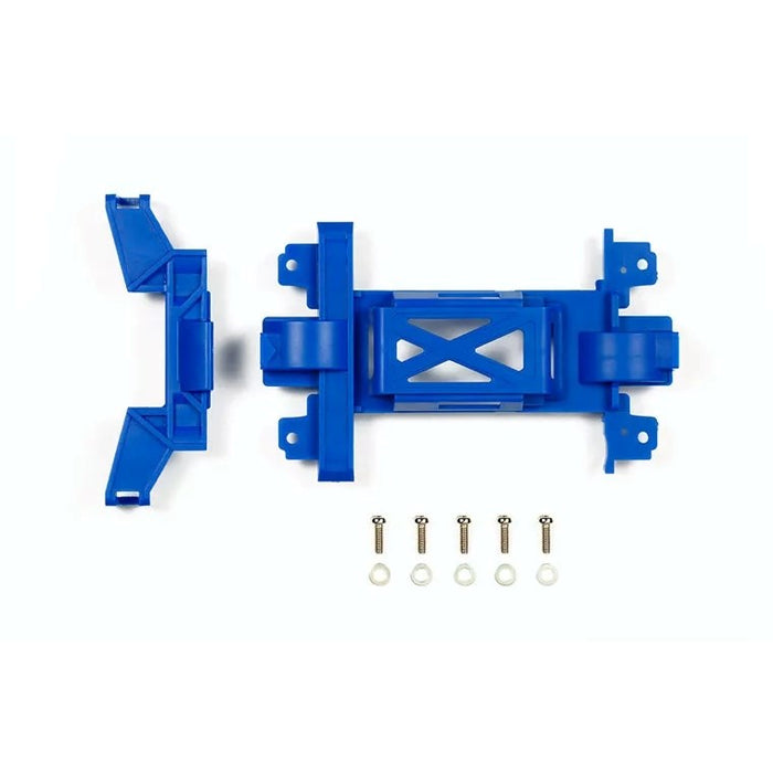 Tamiya 95392 Mini 4WD Reinforced Gear Cover for MS Chassis - Blue