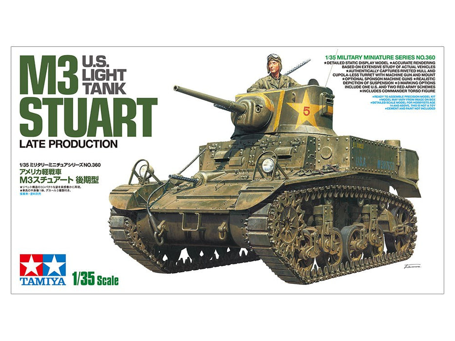 Tamiya 35360 1:35 M3 Stuart Late Production