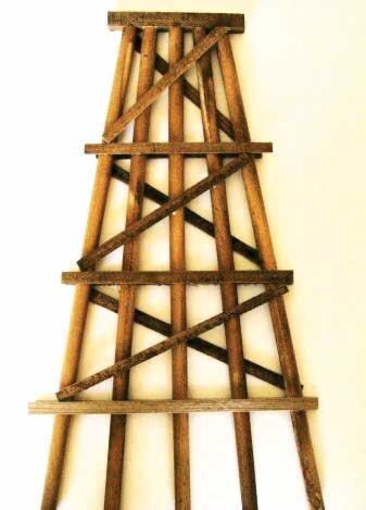 Grand Central Scenery TB3 HO Bridge Bents/Trestles Large 7" 5pcs