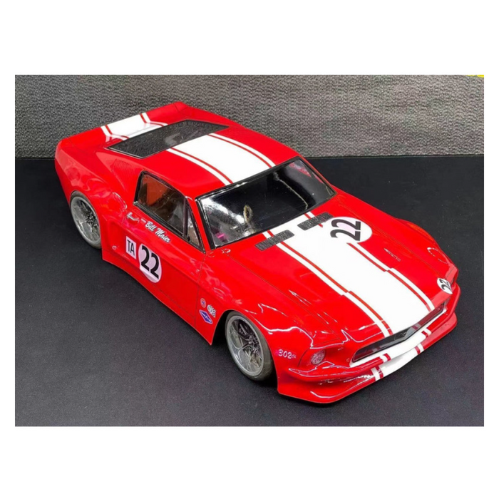 Team C 1/10 1968 Ford Mustang Fastback Body - 200mm Wide, 258mm WB