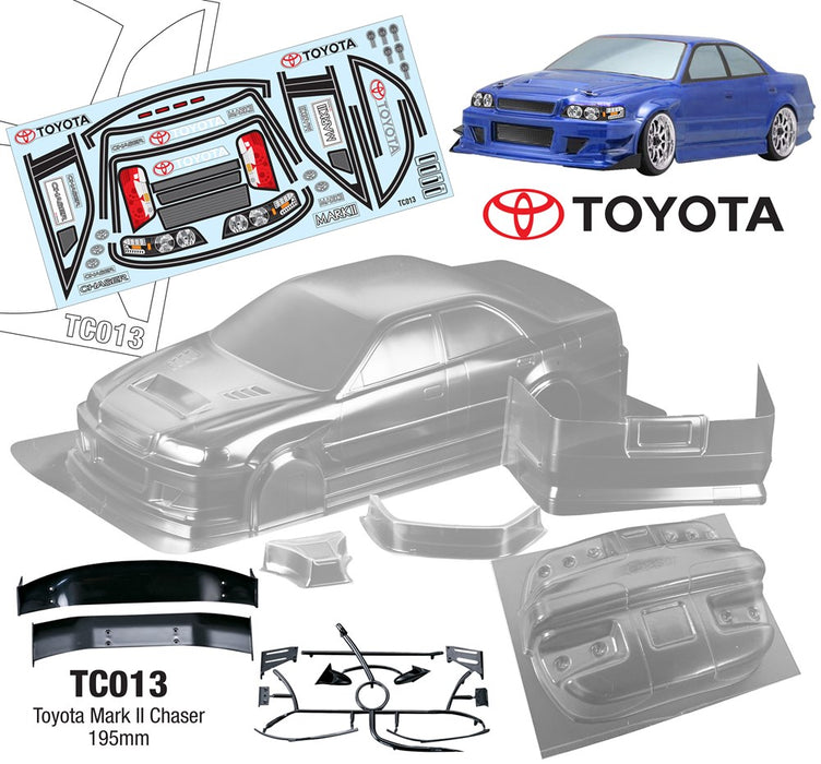 Team C 1/10 Toyota Mark II Chaser Body - 195mm Wide